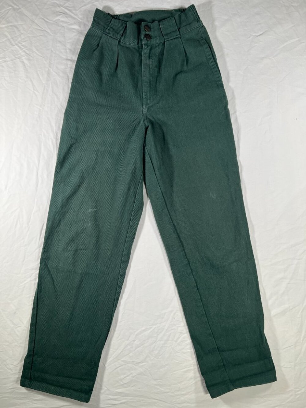 Lucy & Yak Olive Green 100% Organic Pants Trousers Size 24/ Regular